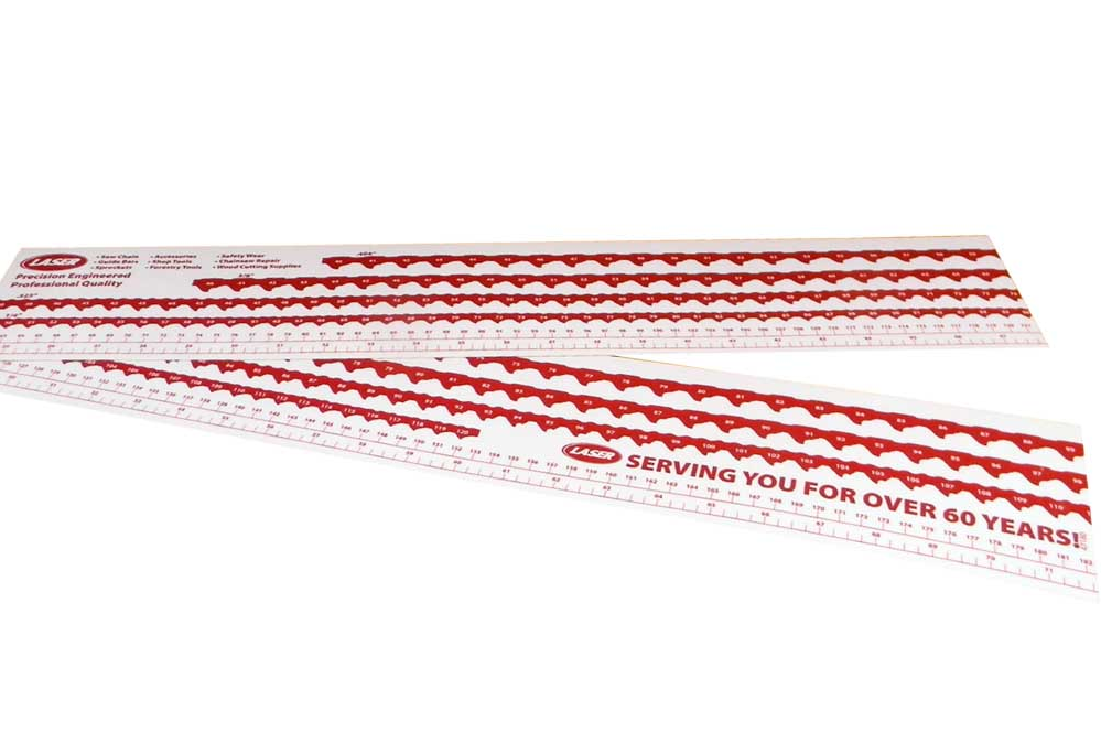 Chain Measuring Chart for making Chainsaw Chains .404 -3/8- .325- 1/4