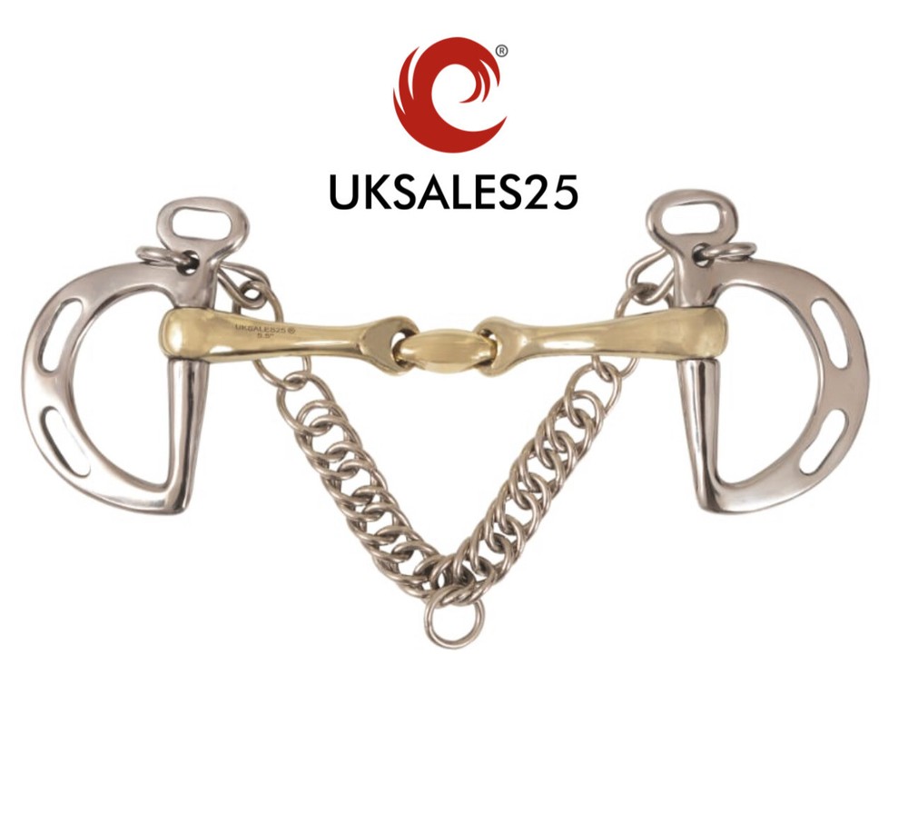 Kimblewick Verbindend Angled Double Jointed Bit (UKSALES25®) *SAME DAY DISPATCH*