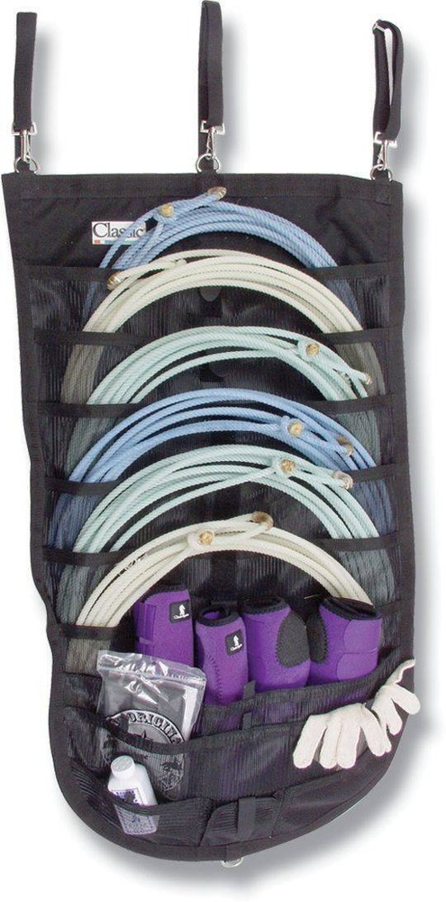 Classic Equine Classic Hanging Rope Organizer Null Black