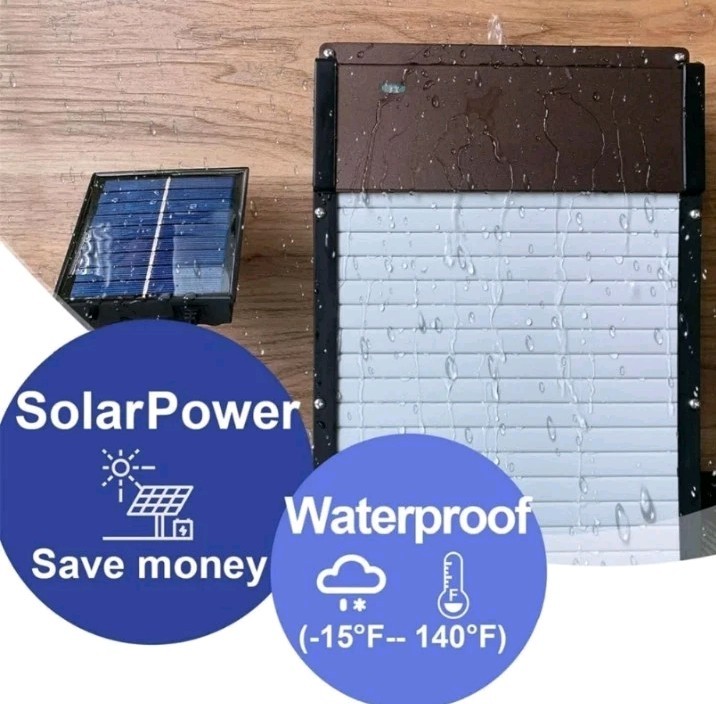 Automatic Chicken Coop Door Solar Powered Opener with Timer & Light Sensor NEW