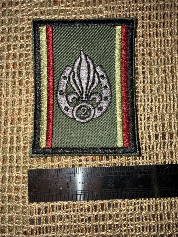 French Foreign Legion Pocket Patch 2 Rep Parachutist Afgan War Patch