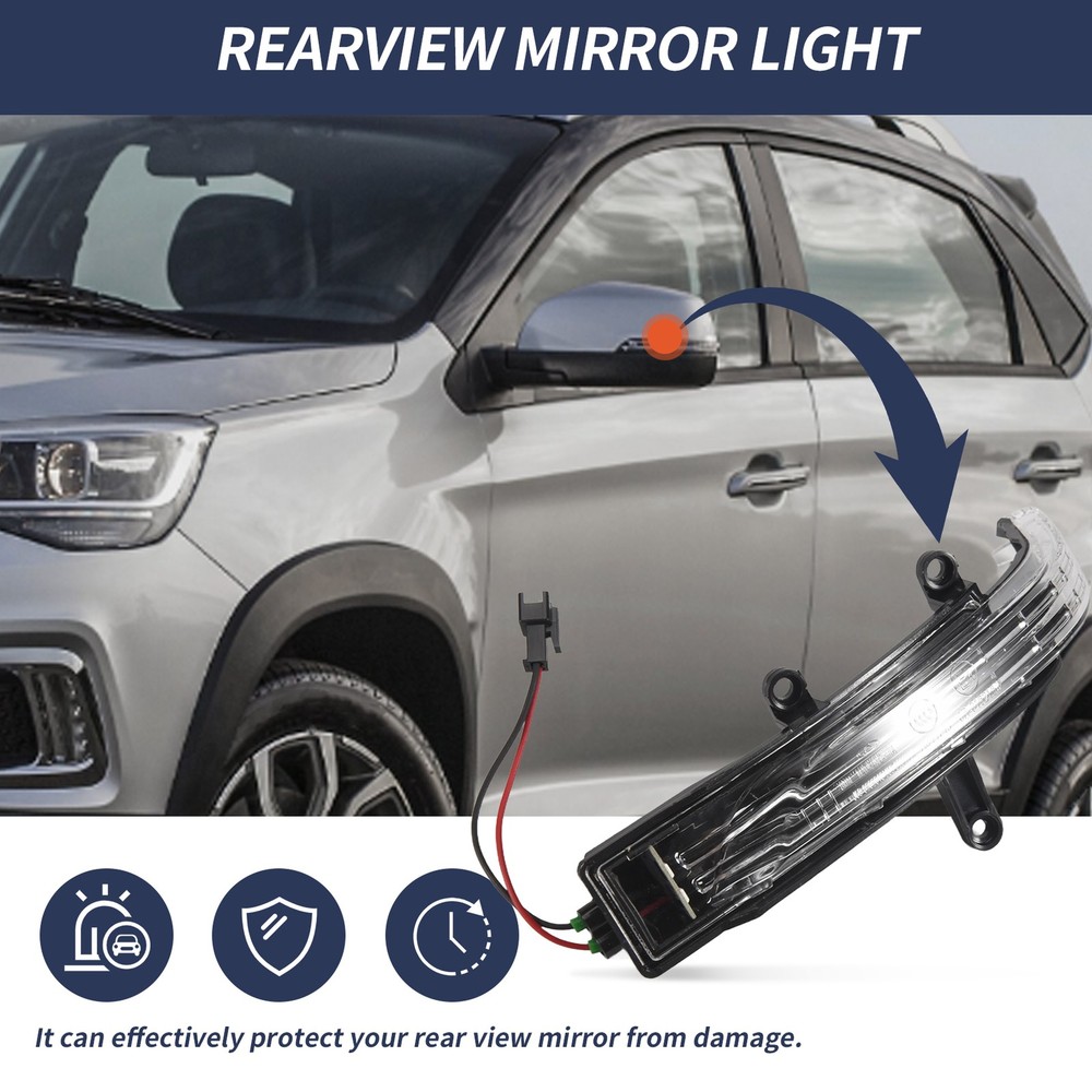 Car Left Rearview Side Turn Indicator Light for 2/3X3580