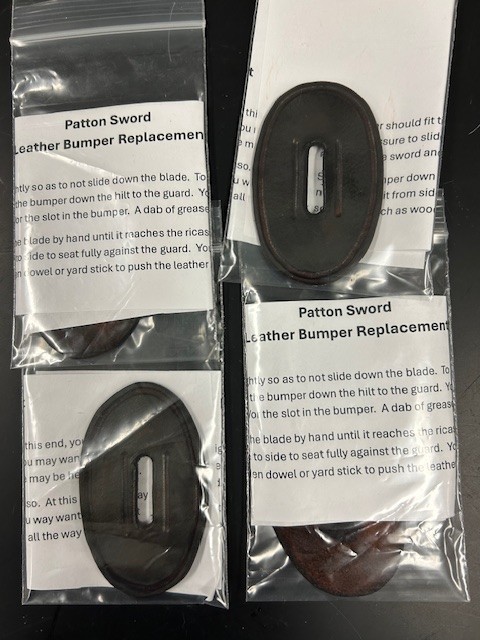 US 1913 PATTON Cavalry Sword Leather Bumper replacement regulation Saber Sabre