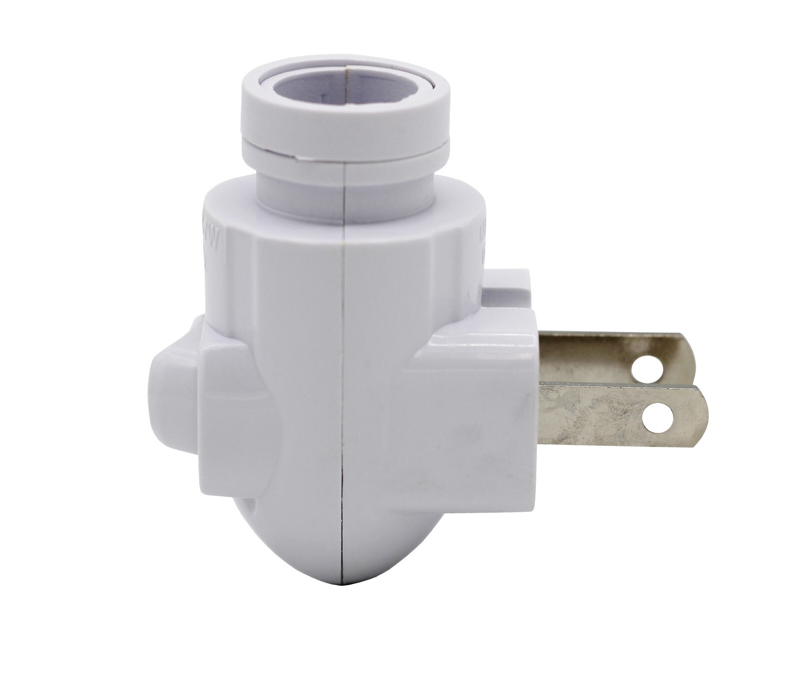 Plug in Night Light Module Includes 4 Bulbs and 4 Metal Clips, White