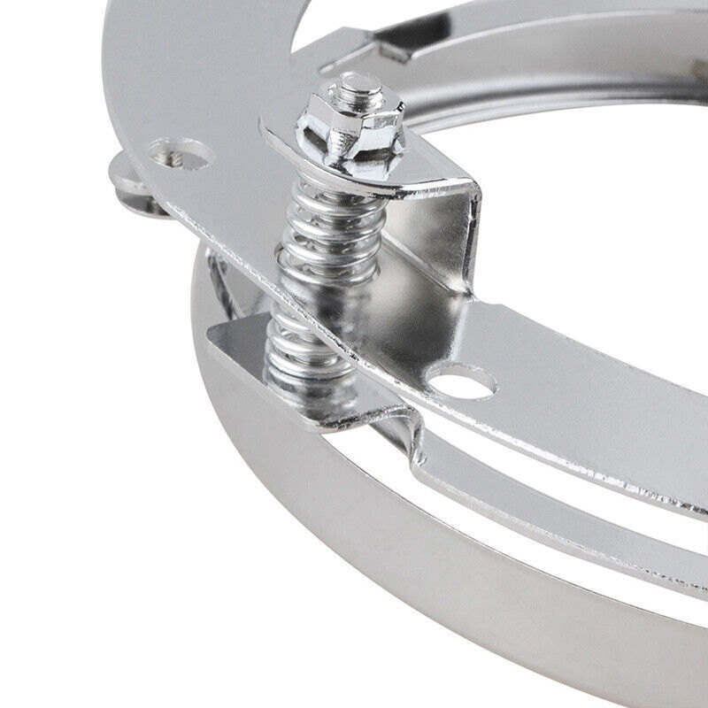 Round 7" Inch LED Headlight Mounting Ring Bracket Adapter Chrome fit for Harley