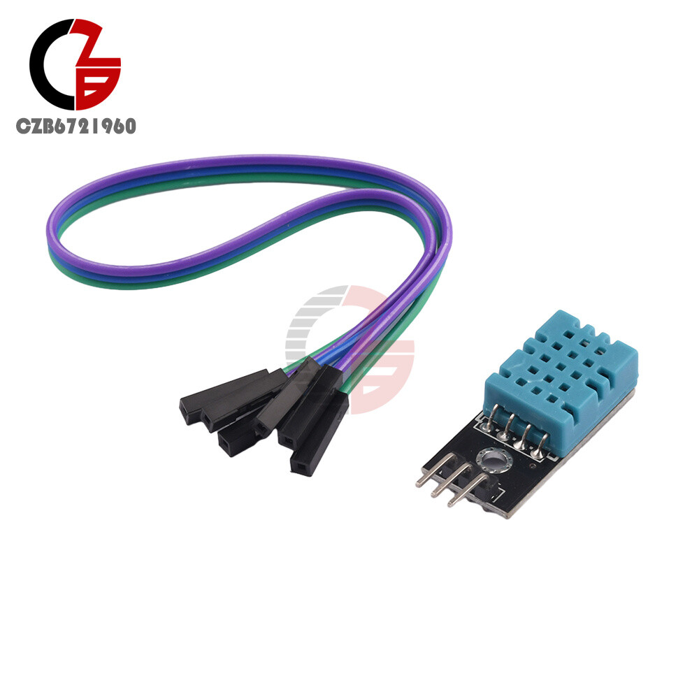 DHT11 Sensor Temperature and Humidity Module Sensor Board With wire 0~50℃ ±5%RH