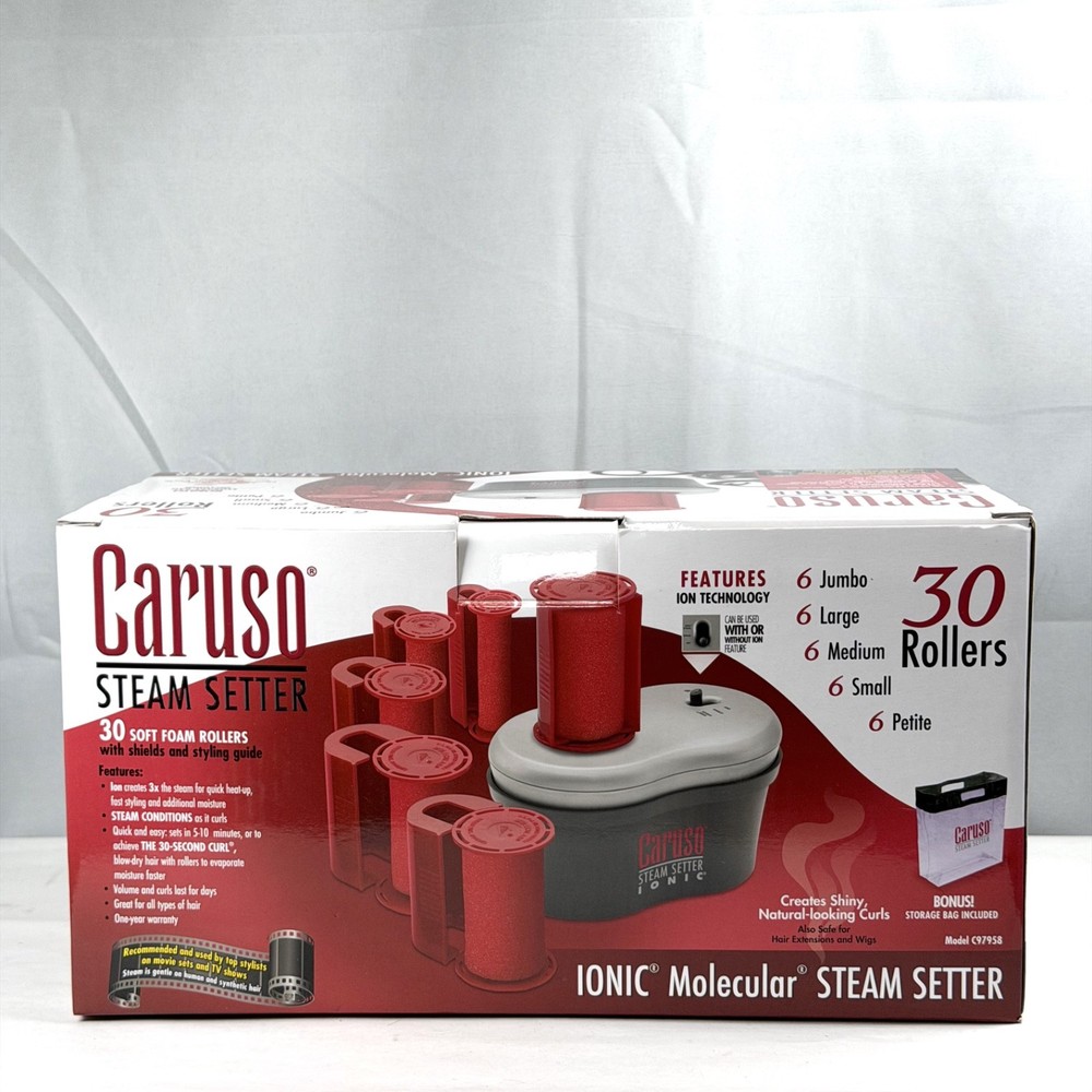 Caruso Ionic Molecular Steam Setter 30 Rollers - Model C97958 / Open Box