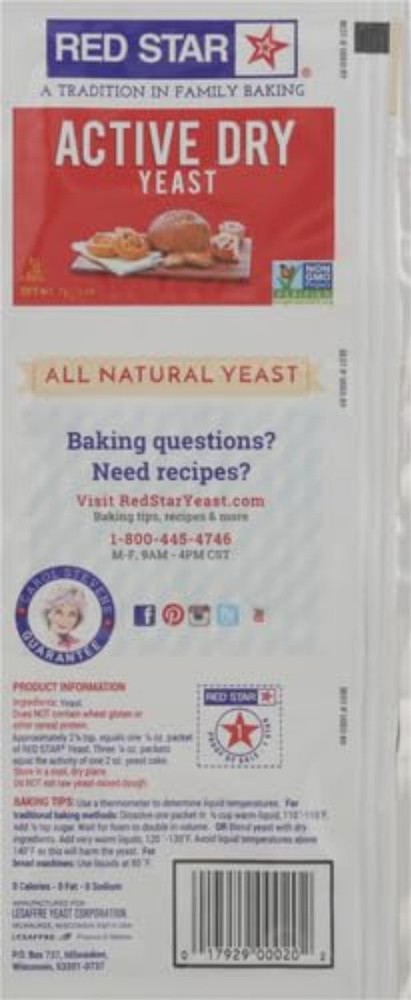 Active Dry Yeast, 3 Count