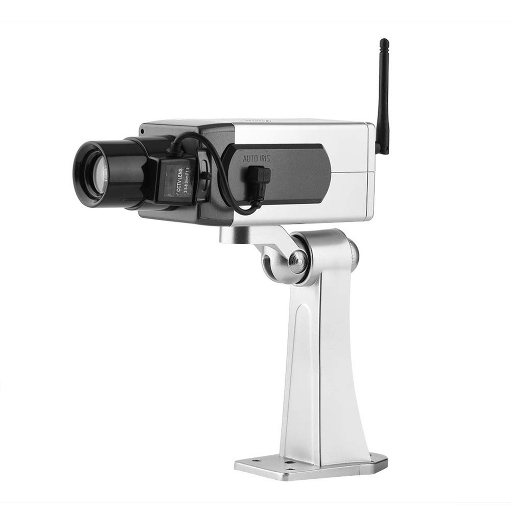 Fake Security Camera, Emulation CCTV Auto Rotation Movement Security Camera S...