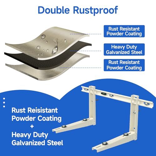 Mini Split Mounting Brackets, Mini Split Stand Condenser Wall Mount for 7000