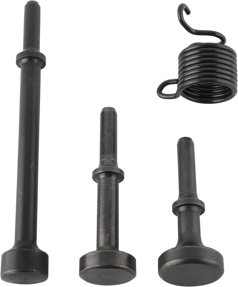 Versatile Pneumatic Chisel Kit with 3 Air Hammer Bits & Spring - 0.401'' Shank