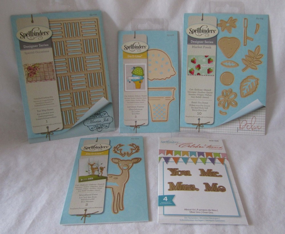 Spellbinders CUTTING DIES U Pick Design New AND Used