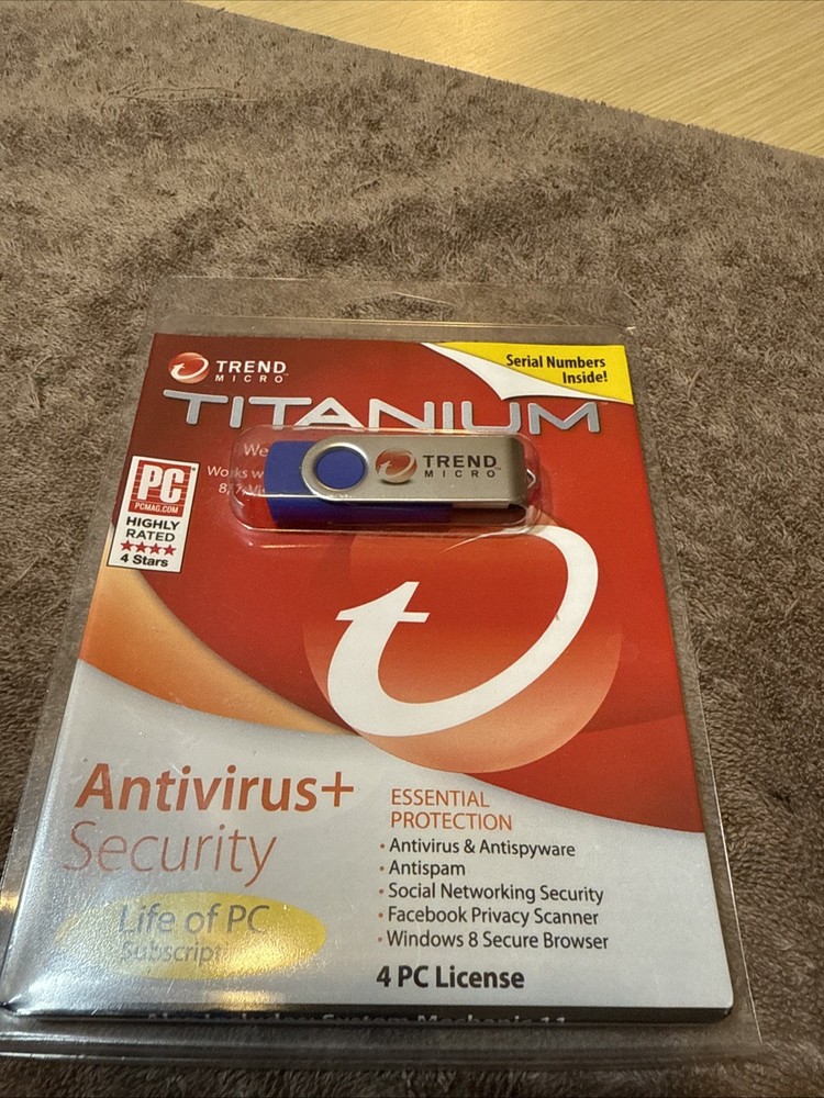 Trend Micro Titanium Antivirus+ Security software