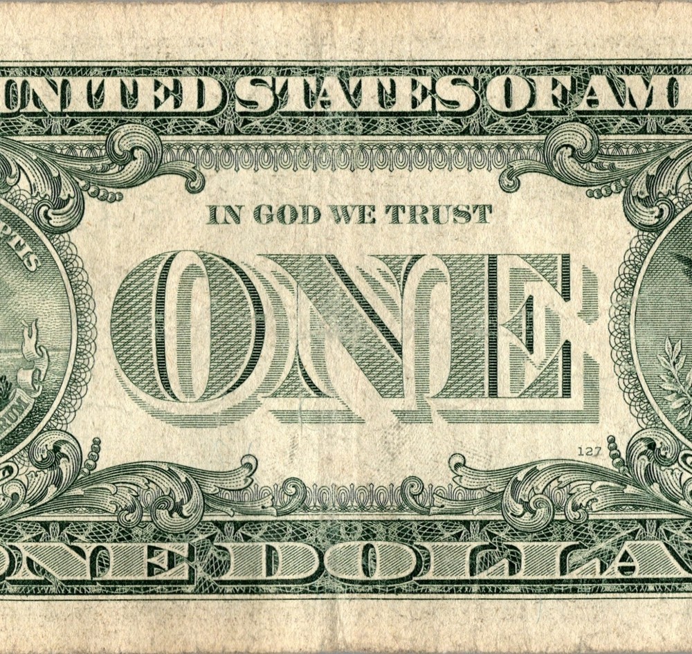 2009 E Old series Serial Number One Dollar Bill E37546093H