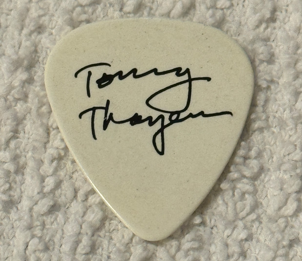 KISS Guitar Pick Tommy Thayer ALIVE 35 Tour His Signature Plectrum RARE CONCERT