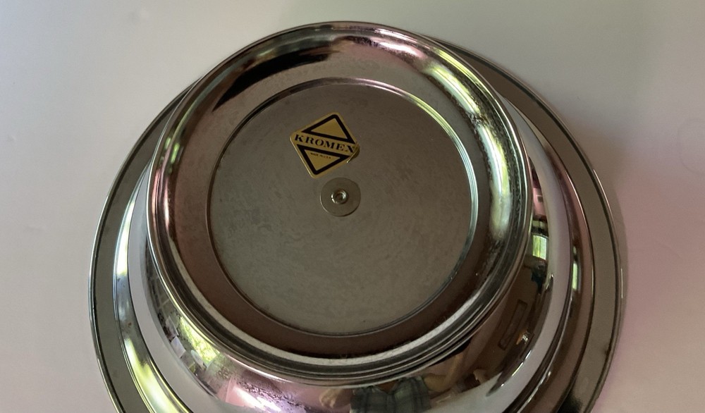 Nice Vintage Large Kromex Covered Server Warmer