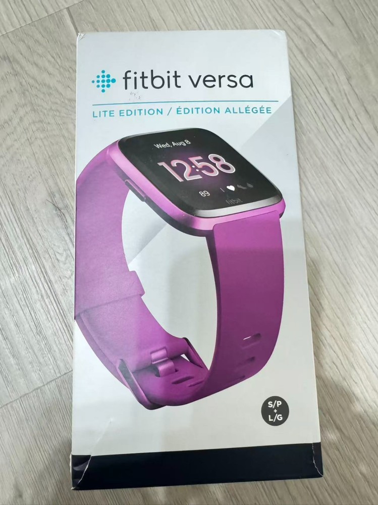 Fitbit Versa Lite Edition Activity Tracker - （S & L  Sizes）  Purple