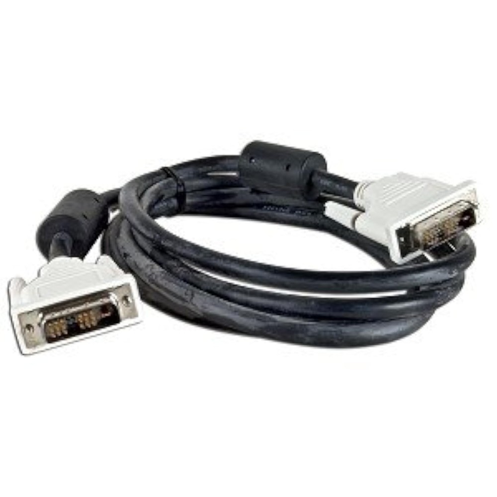 5' DVI To DVI Single Link Video Cable Silver Conversion Very Good