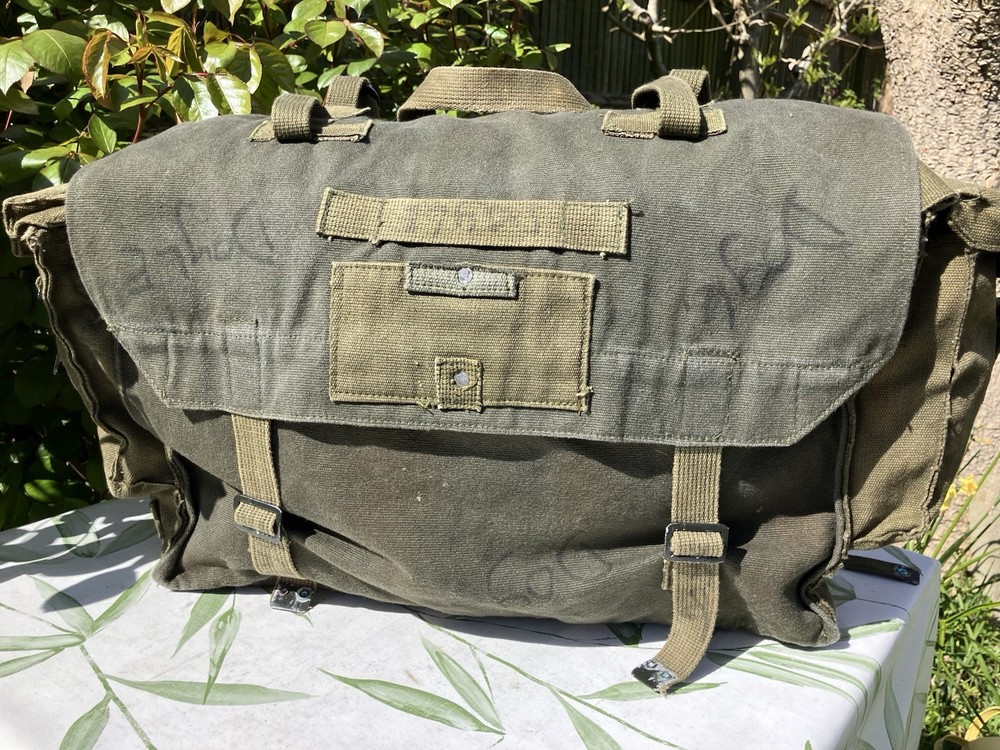 British Army 58 Pattern Style Rucksack Converted Large Pack Webbing Bag Green