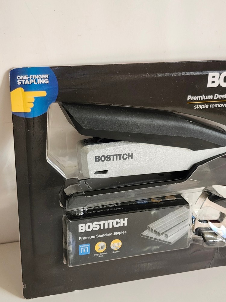 Bostitch Premium Desktop Stapler Value Pack Staple Remover + 5000 Staples, Read
