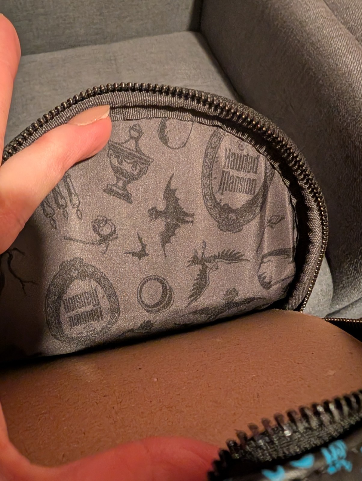 Loungefly Disney Haunted Mansion Hitchhiking Ghosts Convertible Glow Backpack