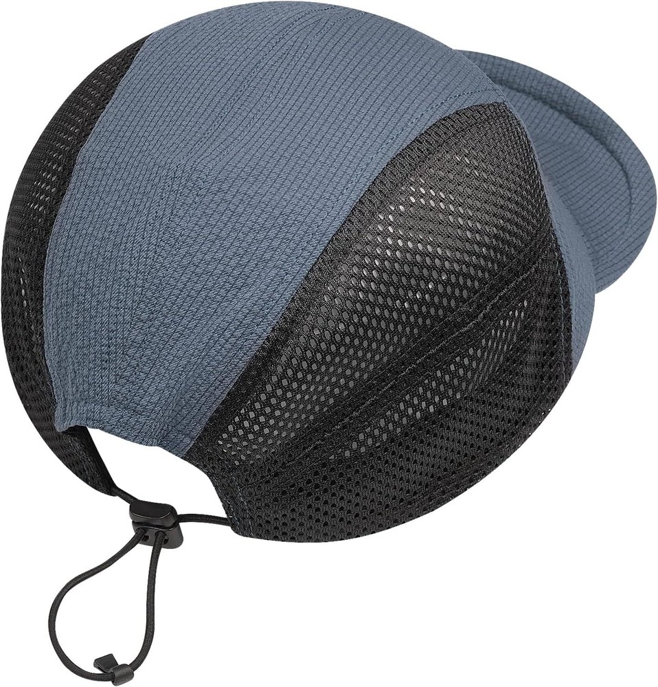 CLAPE Men Quick Dry Baseball Cap 5 Panel Hat Lightweight One Size, Dy13-grey
