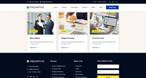Premium Wordpress Elementor Template Kit Bundle | Finance & Law Firm theme