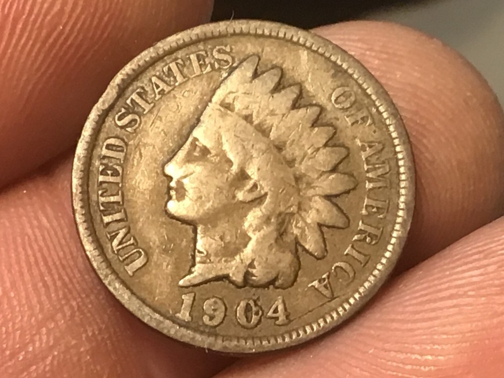 1904 Indian Head Cent Penny, 1 coin