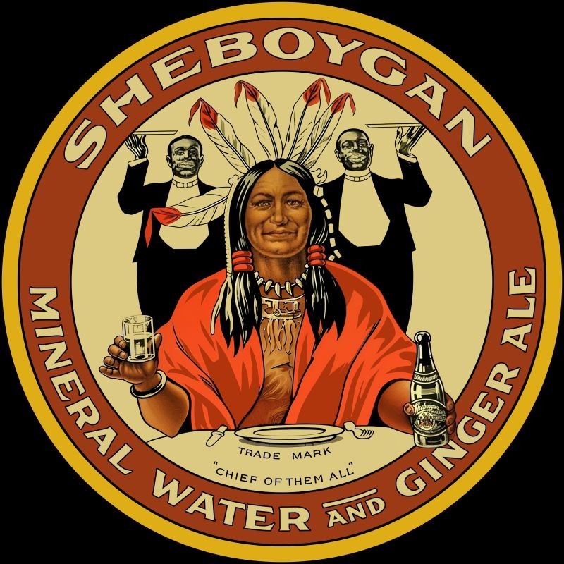 Sheboygan Mineral Water & Ginger Ale NEW METAL SIGN: 12" Diameter Round