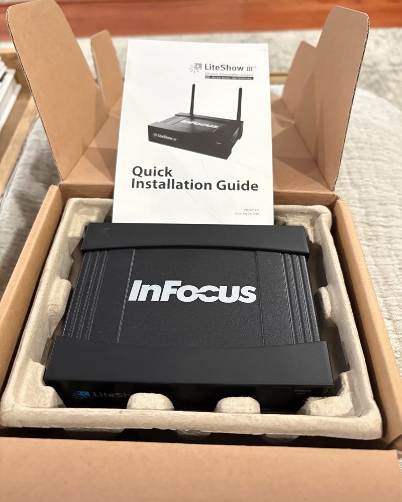 InFocus Liteshow III 3 Wireless Projection System