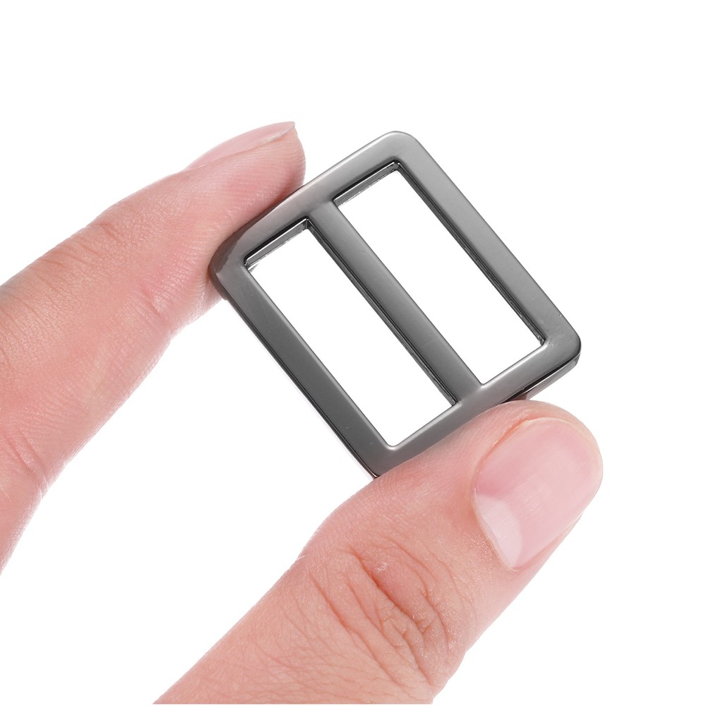 10Pack 1 Inch Tri-Glide Slide Buttons Adjustable Buckle Webbing Strap Fastener