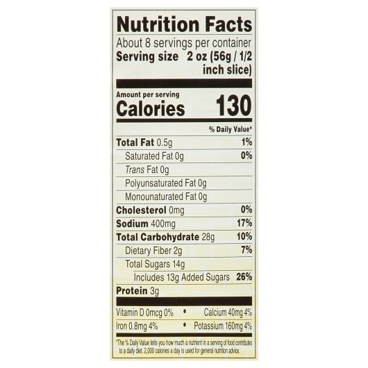 B&M Original Plain Brown Bread, 16 Ounces, 12 Per Case