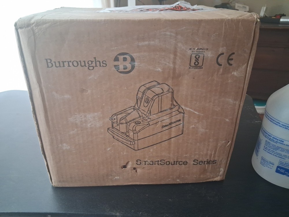 Burroughs SmartSource Micro Elite Check Scanner (SSM1MicroElite) NIB unopened