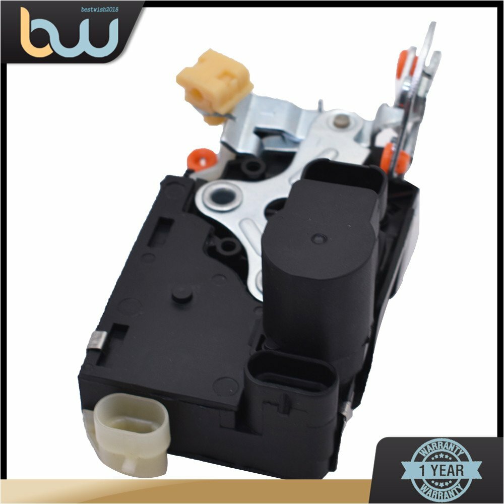 Door Lock Actuator Integrated Latch for 2000-11 Chevy GMC -LH Driver Side Front