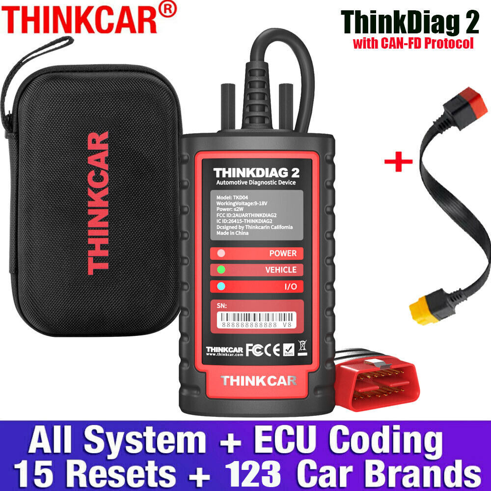 THINKCAR Thinkdiag 2 Bidirectional Free Software OBD2 Scanner Diagnostic Tool