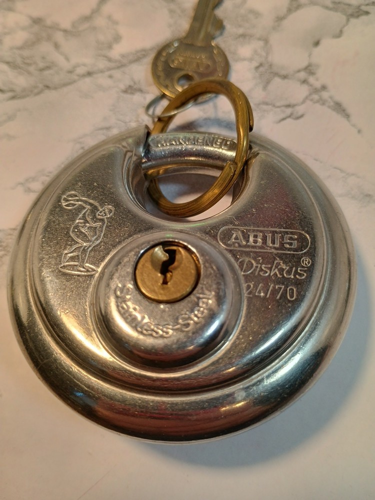 ABUS DISKUS 24/70 LOCK - Only 1 Key