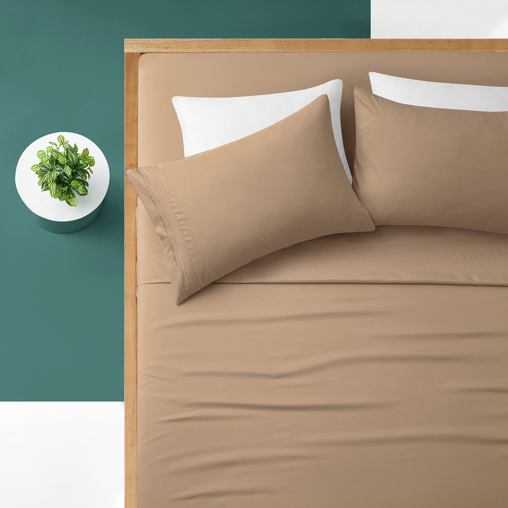 Extra Deep Pocket Full Size Sheets Set - Hotel Luxury 1800 Thread Count Sheet...
