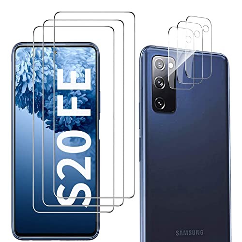 Galaxy S20 FE Screen Protector and Camera Protector, Galaxy S20 FE 6.5 Inch 6