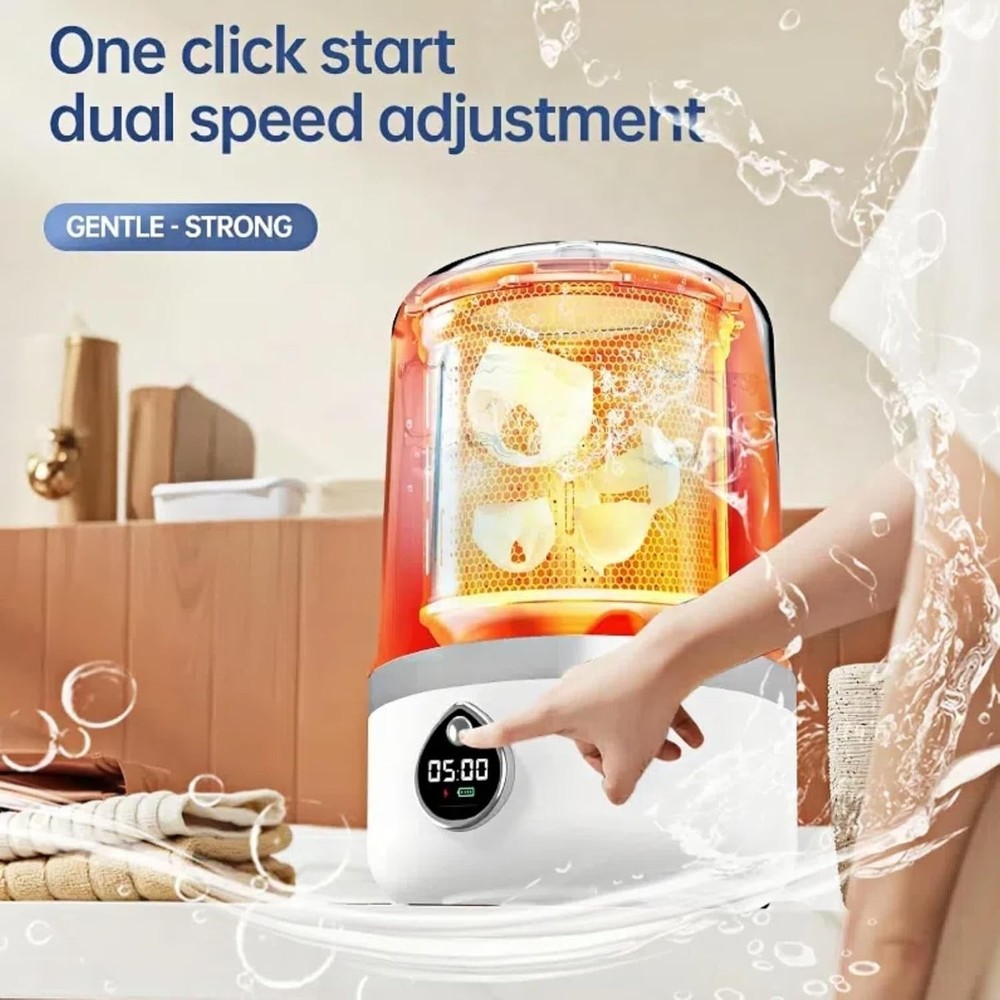 Portable Washing Machine, Compact Mini Washing Machine for Delicates & light ...