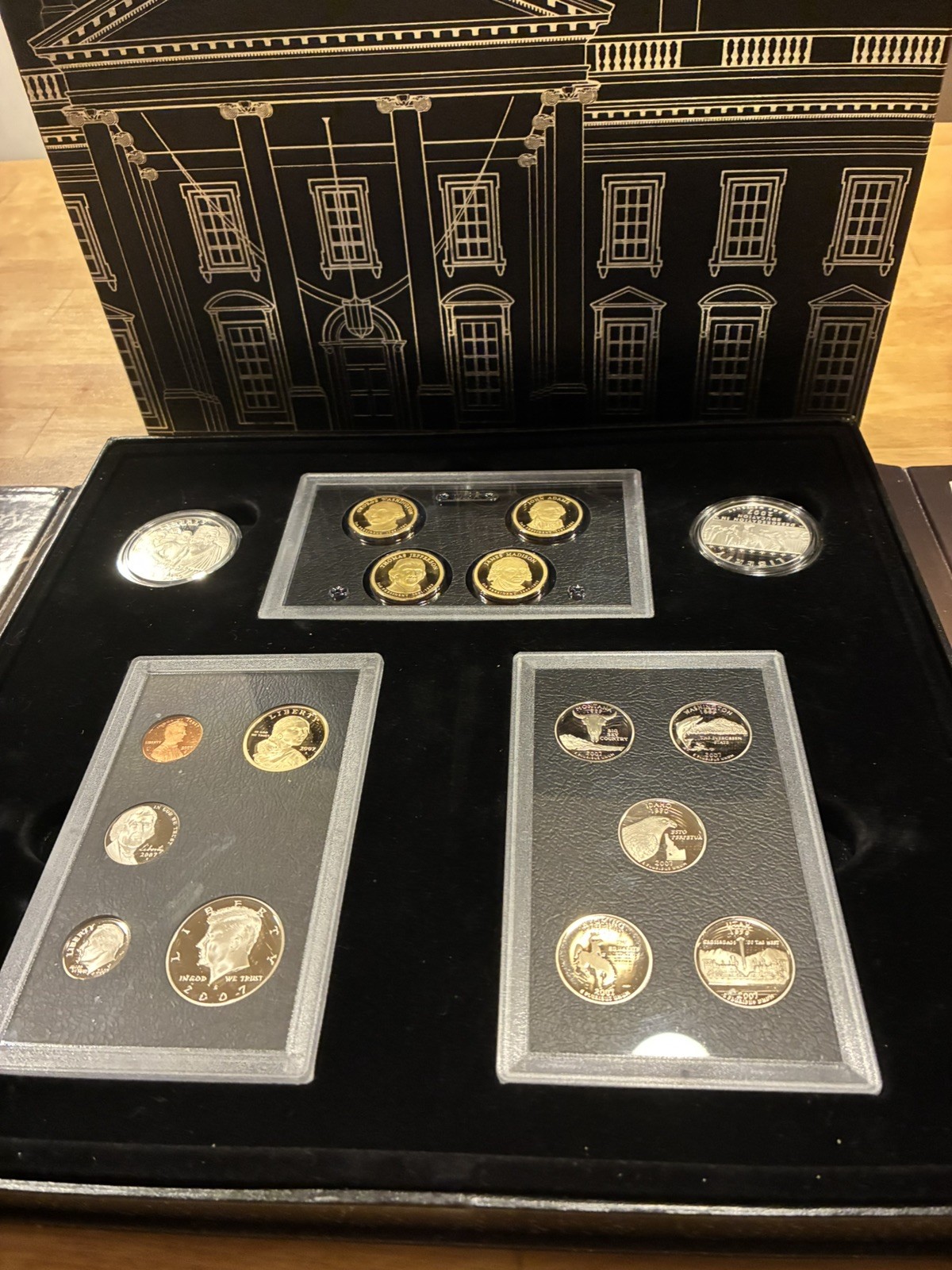 2007 United States Mint American Legacy Collection 2 Silver Dollars Coins US
