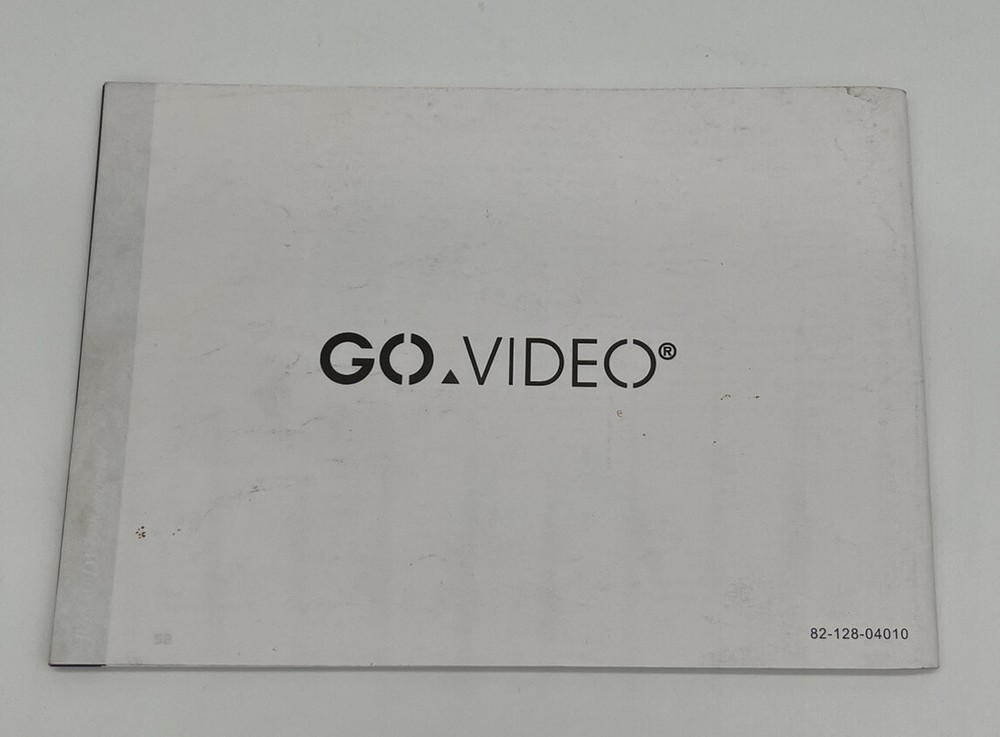 Go Video R6530 DVD Recorder User’s Guide Operating Instructions Manual Original