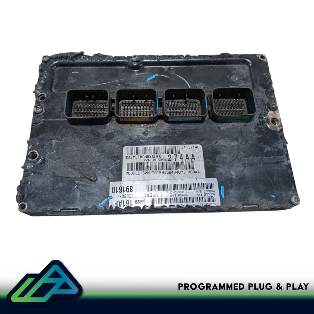 2004 Dodge Ram 1500 5.7L VIN PROGRAMMED ECU Engine Control Module 56029161AF