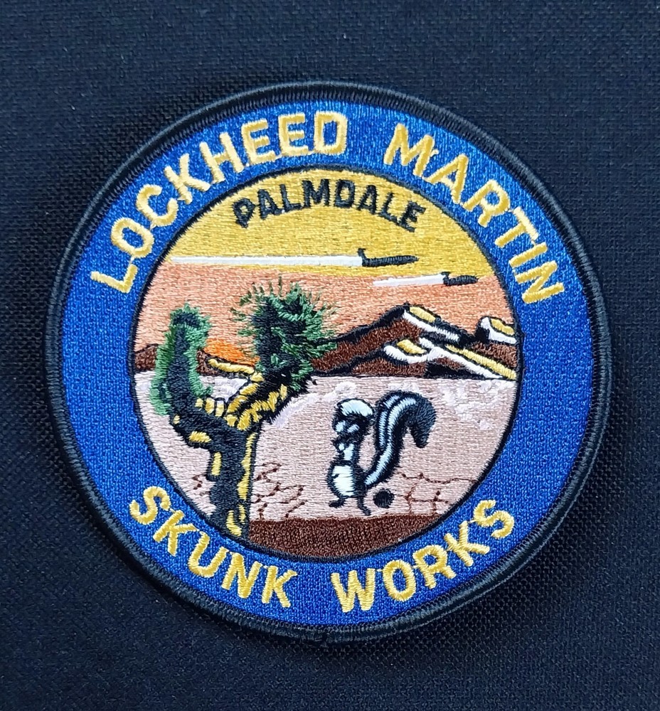 LOCKHEED MARTIN PALMDALE SKUNK WORKS® USAF NASA Collectors Patch