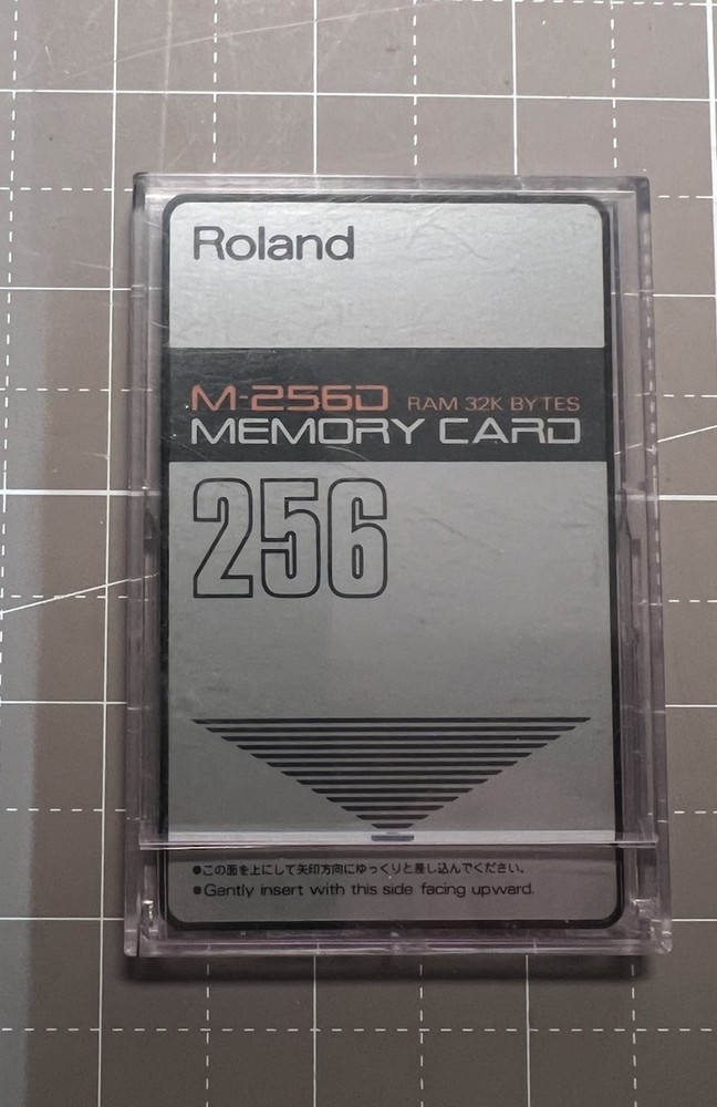 Roland M-256D Memory Card M 256