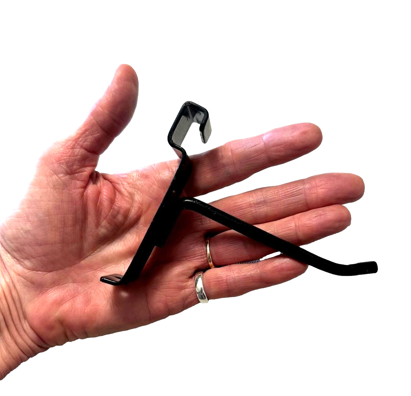 25 pcs 4” Metal Grid Wall Display Hooks Matte Black, FREE SHIPPING!!