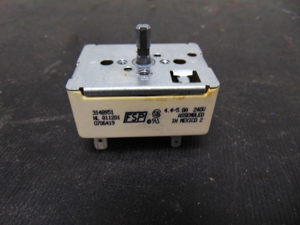 Whirlpool Range RF262LXSQ Surface Element Control Switch 3148951