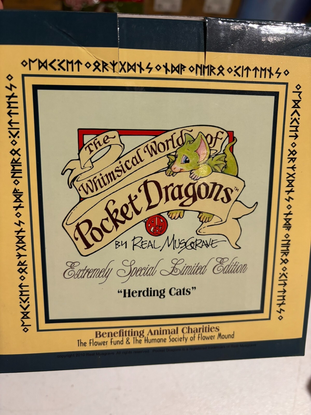Pocket Dragons Herding Cats Real Musgrave LE1000 Brand New w Box COA Signed RARE