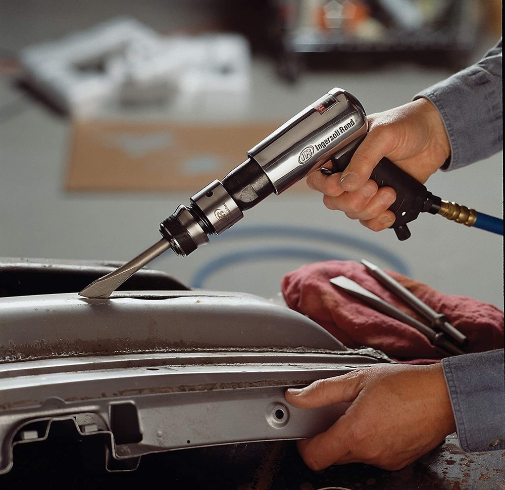 High-Performance Effortless Quick-Change Air Hammer - 3-Piece Chisel Set