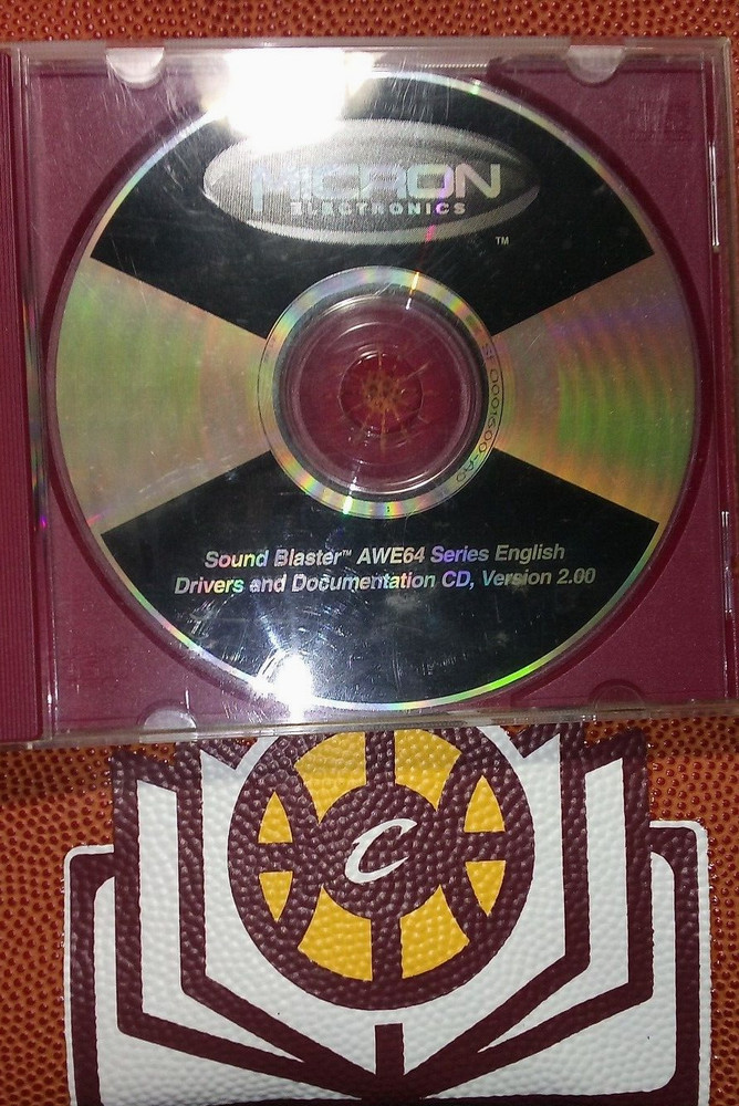 Used Vintage Sound Blaster Driver CD Version 2.0  By Micron Electronics