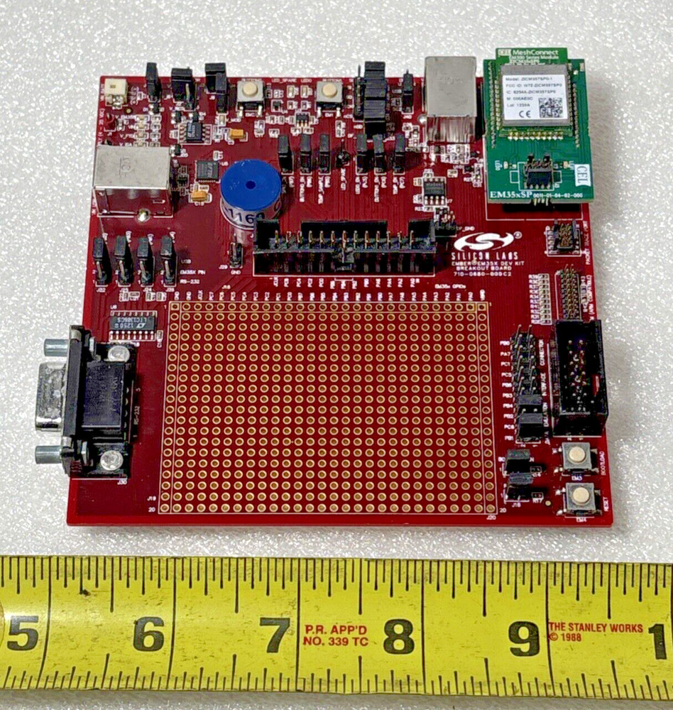 Silicon Labs EM35X Ember Dev Kit Breakout Board, EM35X-BBRD